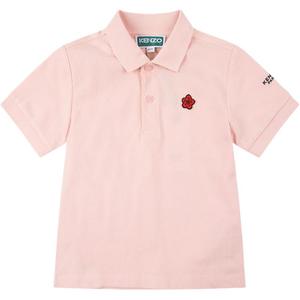 Детские поло KENZO, розовый