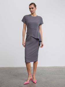 Платье до колена BGN, антрацит