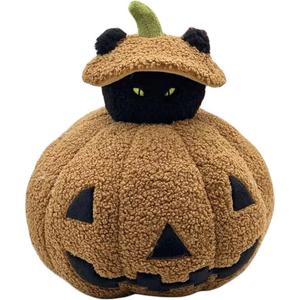 Fat Fat Dragon Большая тыква на Хэллоуин необычные плюшевые куклы черных кошек высота 33 см