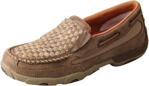 Женские мокасины Twisted X, прогулочные туфли на шнуровке с технологией CellStretch, Bomber & Dusty Tan