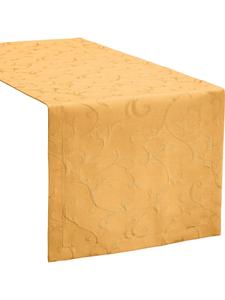 Erwin Müller Жаккардовая скатерть-дорожка из смесовой хлопковой ткани, цвет Дюссельдорф, желтого цвета
