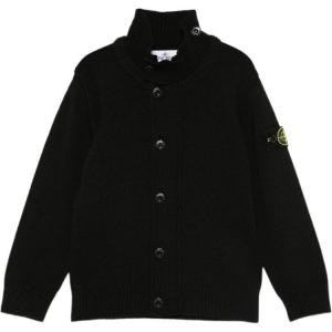 Детский свитер STONE ISLAND, черный