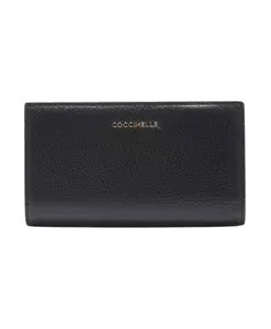 Металлический большой кошелек Coccinelle, черный