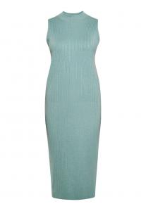 Вязаное платье IPARO Knitted dress, аква