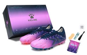 KELME Футбольные бутсы Shadow 2.0 MG Multi Ground Breathable Unisex, темно-синие, неоново-розовые