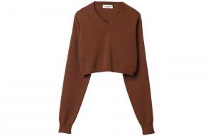 Свитер женский красно-коричневый Miu Miu