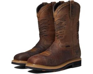 Рабочие ботинки Hoss Boot Co Rushmore Western Cowboy коричневый Com Toe ZOGG1084 Hoss Boot Company, коричневый