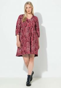 Платье Ulla Popken Jersey dress, Plum/Dark Purple