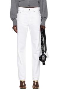 Белые джинсы Каллум KHAITE