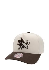 Бейсболка Mitchell & Ness NHL FASHION BASIC SAN JOSE SHARKS , Cream/Off-White