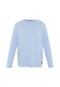 Рубашка с длинными рукавами и принтом-напылением Chiemsee, цвет 16-3922 brunnera blue