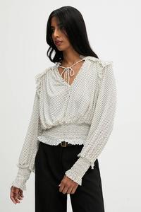 Блузка Answear.Lab, бежевый