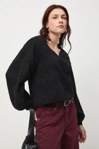 Хлопковая блузка Medicine, черный