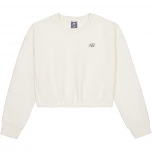 New Balance Толстовка NB женская ivory white