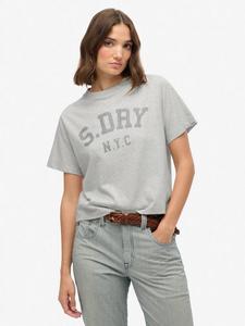 Свободная футболка Athletic Essentials Superdry, Glacier Grey Marl