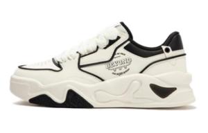 Brocade Journey Series устойчивые к истиранию дышащие низкие кроссовки для скейтбординга женские 361°, белый/черный