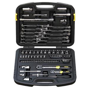 Набор инструментов для торцевых головок Stanley Комбинированный инструмент для ремонта машин и инструментов Набор торцевых ключей с храповым механизмом Набор инструментов Набор ящиков для инструментов 80 шт. 94-694-1-22