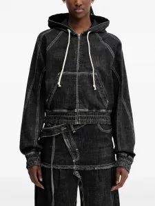 Толстовка с капюшоном на молнии Ottolinger, черный