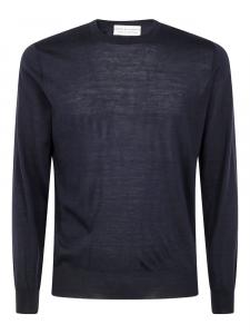 Джемпер с круглым вырезом от Филиппо Де Лаурентиса Filippo De Laurentiis, синий