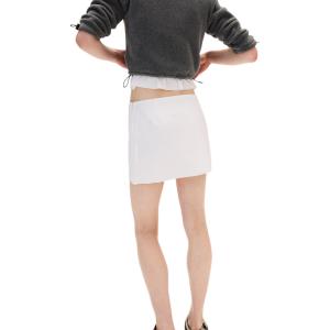 MIU MIU Женская белая повседневная короткая юбка FW24