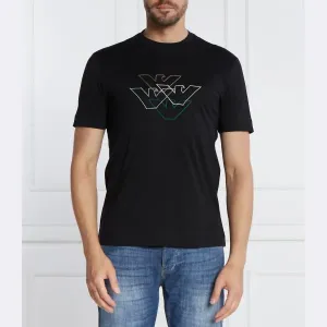 Футболка стандартного кроя Emporio Armani, черный