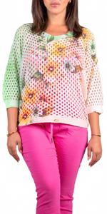 Колетт Батвинг Трикотажный Топ В Желтом/Лаймовом Цвете GIGI MODA