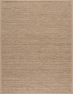 Ковер SAFAVIEH, 244 x 305 см, - коллекция Natural Fiber - большой - Natural & Beige, Seagrass, идеально для гостиной, спальни, столовой (NF111A)