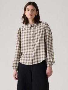 Путешествие в клетчатой рубашке Western Levi's, Brown/Cream