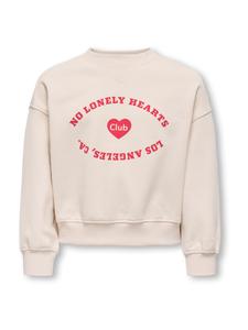 ONLY GIRLS Свитшот 'KOGBETINA' в бежевом цвете