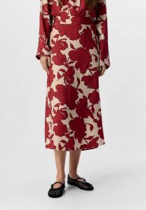 Юбка Object MIDI PRINT, Humus/Beige