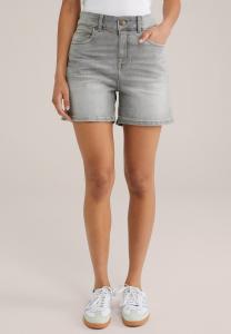 Джинсовые шорты WE Fashion, светло-серый