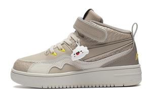 Высокие детские повседневные кроссовки 937 с амортизацией и отскоком цвета умбра Детская LINING YOUNG