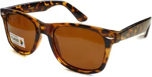 Ретро поляризованные солнцезащитные очки для вождения и рыбалки с антибликовым покрытием, черепахово-коричневый цвет MODA, Brown