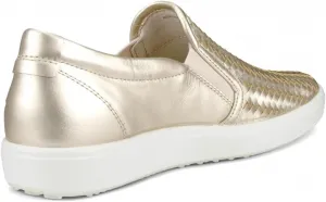 Мужские лоферы ECCO Soft 7 Woven Slip on 2.0, белый