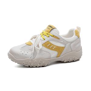 Низкие повседневные кроссовки для женщин POOQ, желтый