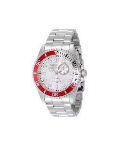 Мужские кварцевые многофункциональные часы для дайвинга 49275 с серебристым циферблатом Invicta, silver