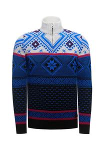 Вязаный свитер с зимним узором RUSTY NEAL, цвет Sax