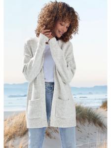 Кардиган светло-серого меланжевого цвета Vivance