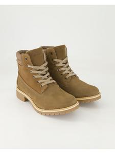 Zahira Ботильоны на шнуровке бежевого цвета