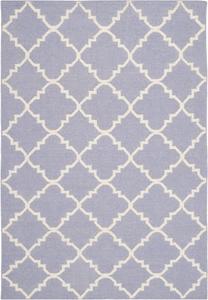 SAFAVIEH Dhurries Collection ковер 122 x 183 см Purple / Ivory DHU554J ручной работы плоского плетения премиальная шерсть