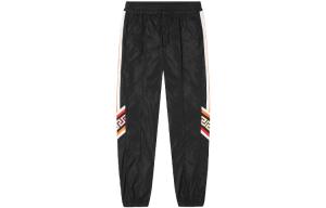 FANSIZHE Спортивные Трикотажные Брюки Мужские Черные VERSACE