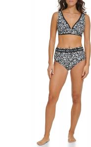 Женский бикини-топ с треугольными чашечками Tommy Hilfiger с полным покрытием, Black