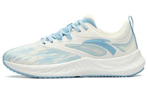 Кроссовки Martian Foam для бега мужские с низким верхом цвета слоновой кости/водопадного синего цвета Anta