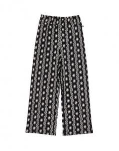 Широкие брюки WE Fashion, Black