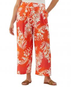 Широкие брюки до щиколотки больших размеров ELLA Rafaella, Hibiscus