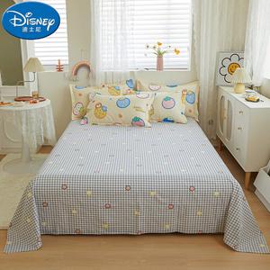 Disney Простыня из хлопка, размер 270х250 см, с закругленными краями, рисунок Lucky Strawberry