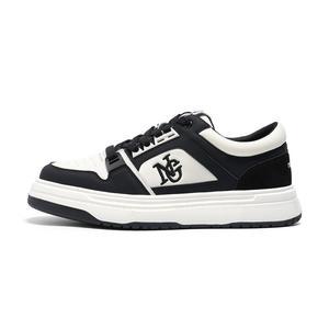 NAVIGARE Низкие мужские кроссовки для скейтбординга, черно-белые