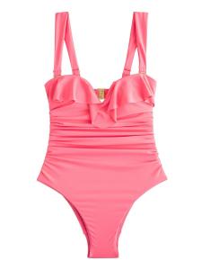 Купальник бандо Next Rüschen, розовый