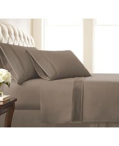 Элегантный плиссированный комплект постельного белья 21 дюйм, очень глубокий, с карманами, размер Twin Southshore Fine Linens, темно-серый