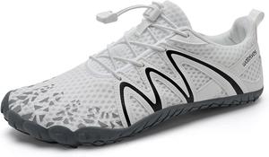 Мужские водные тапочки, босоножки с быстрой сушкой, акваноски для активного отдыха, спорта, каякинга, лодочных прогулок, походов, серфинга и прогулок Watelves, белый